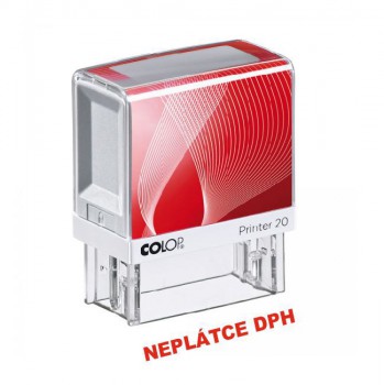 COLOP ® Razítko COLOP Printer 20/NEPLÁTCE DPH - červený polštářek