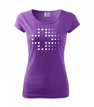 Poháry.com ® Tričko pro zdravotní sestřičku D3 fialové - XL dámské