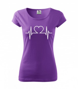 Poháry.com ® Tričko pro zdravotní sestřičku D22 fialové - M dámské