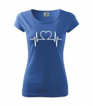 Poháry.com ® Tričko pro zdravotní sestřičku D22 azurové - XS dámské