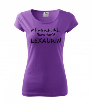 Poháry.com ® Tričko pro zdravotní sestřičku D27 fialové - XL dámské