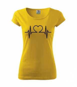 Poháry.com ® Tričko pro zdravotní sestřičku D22 žluté - L dámské