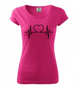 Poháry.com ® Tričko pro zdravotní sestřičku D22 růžové/č - M dámské