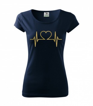 Poháry.com ® Tričko pro zdravotní sestřičku D22 nám. modrá/z - XXL dámské