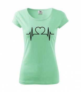 Poháry.com ® Tričko pro zdravotní sestřičku D22 mátové - S dámské