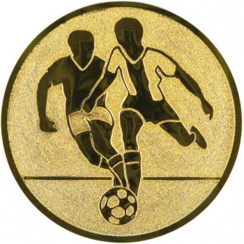 Kokardy.cz ® Emblém fotbal zlato 25 mm