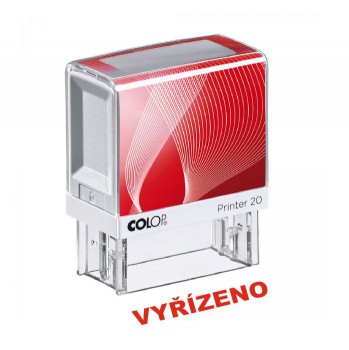 COLOP ® Razítko Colop Printer 20/vyřízeno - černý polštářek