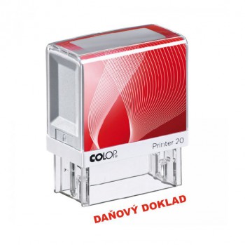 COLOP ® Razítko COLOP Printer 20/daňový doklad - červený polštářek