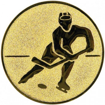 Kokardy.cz ® Emblém hokej zlato 25 mm