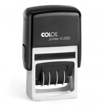 COLOP ® Razítko Colop printer S 260-Dater - bezbarvý polštářek / nenapuštěný barvou /