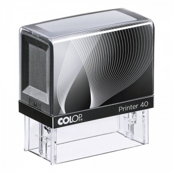 COLOP ® Razítko Colop Printer 40 černo/černé se štočkem - fialový polštářek