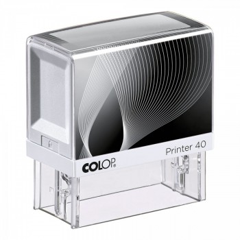 COLOP ® Razítko Colop Printer 40 černo/bílé se štočkem - fialový polštářek